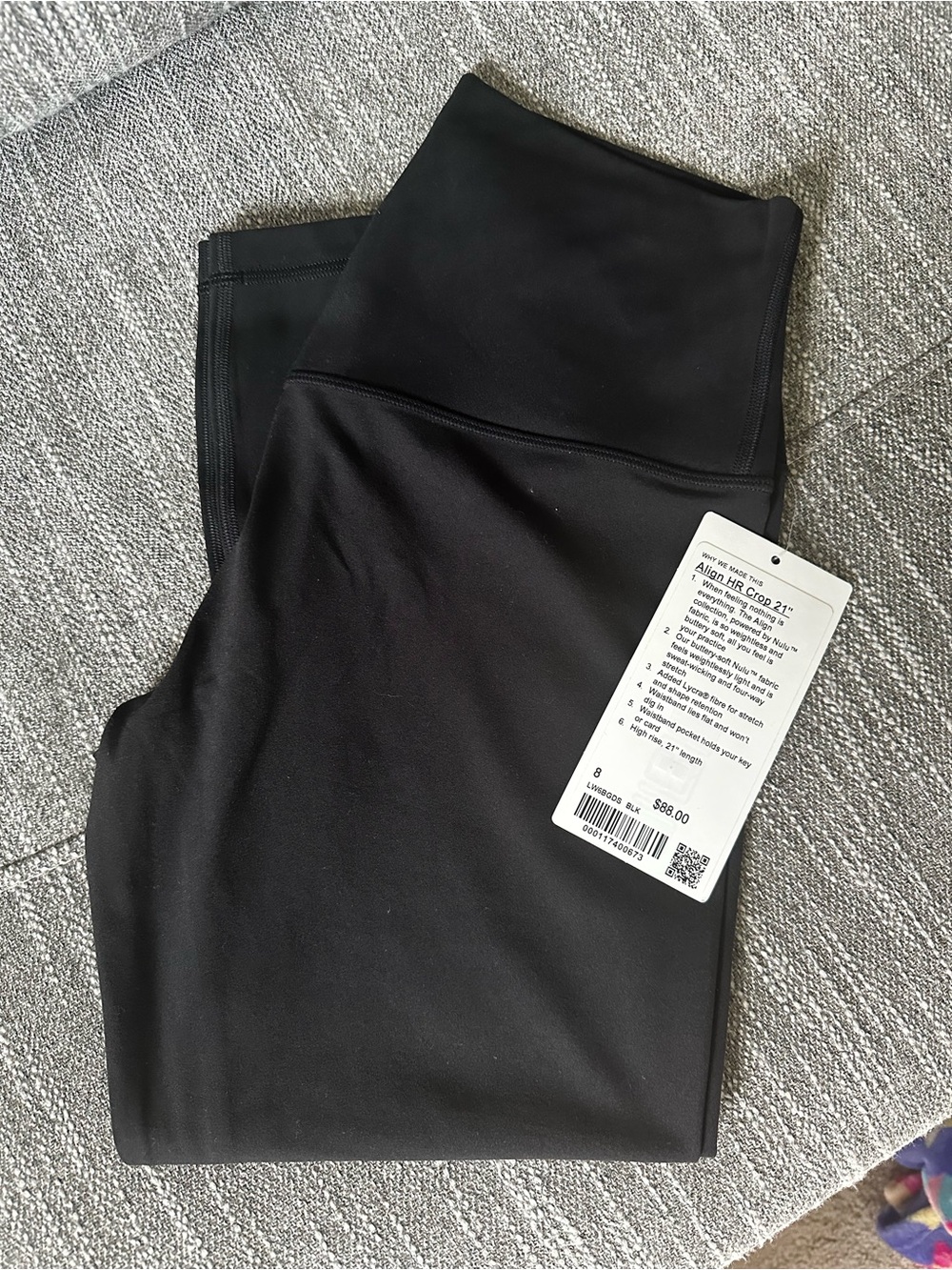 lululemon Black Workout  21” Pants